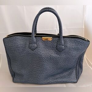 Burberry | Dewsbury Blue Leather Tote Bag